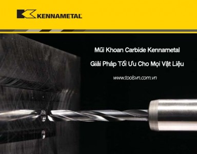 Mũi Khoan Carbide Kennametal: Giải Pháp Tối Ưu Cho Mọi Vật Liệu
